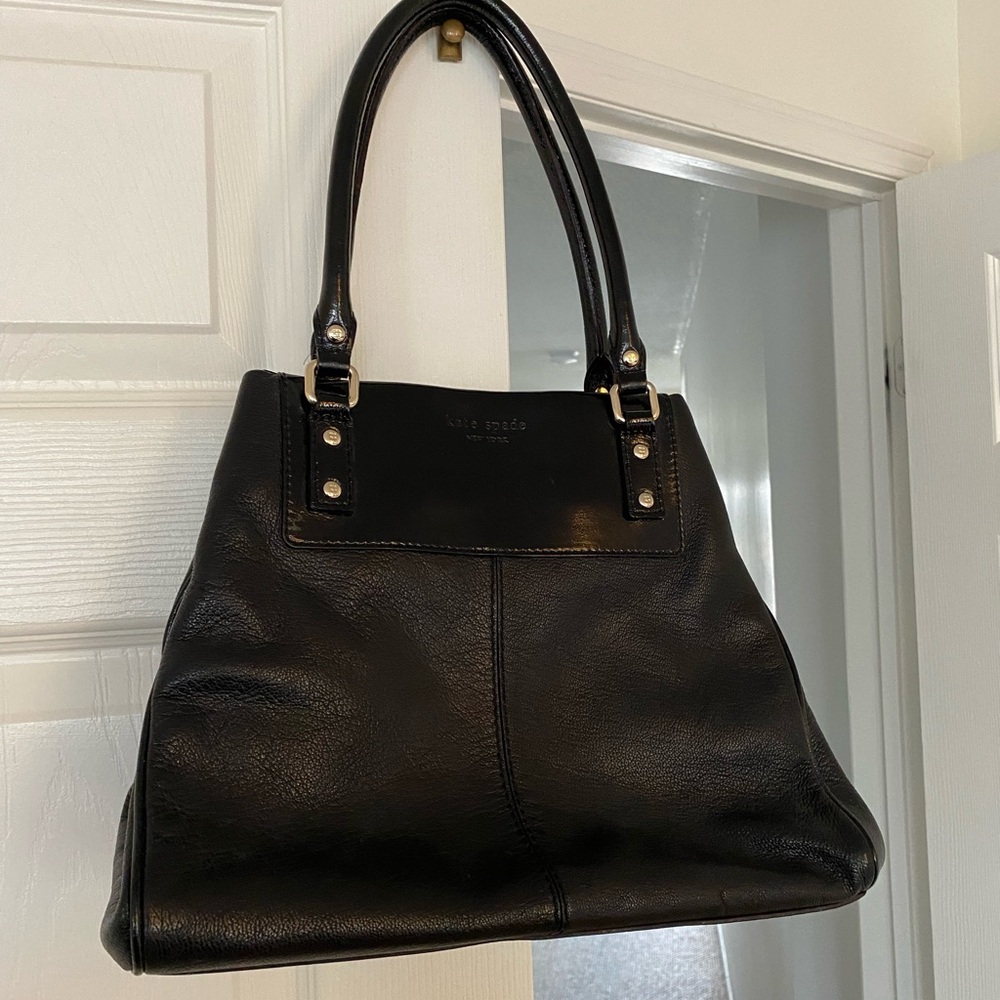 Kate Spade Black Leather Shoulder Bag